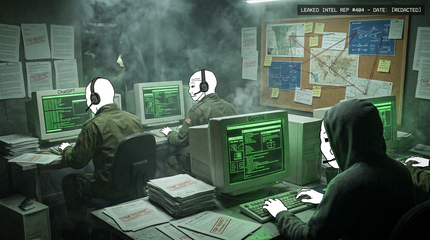 TAILIBAN operations room with glowing terminal screens